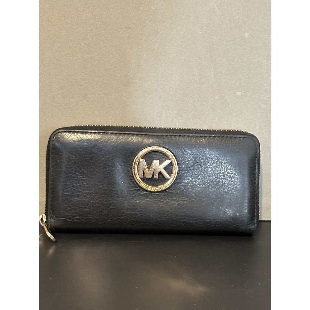 michael kors‎ Black Leather Wallet